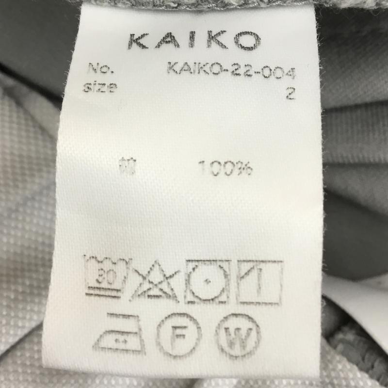 カイコー KAIKO パンツ チノパン FINX TWILL EASY イージーパンツ 2 無地 灰 / グレー / メンズ USED 古着 中古 10133937
