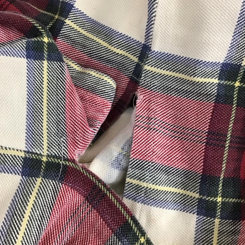 ポロバイラルフローレン Polo by RALPH LAUREN ポロシャツ 長袖 80年代 緑タグ チェック L ワンポイント マルチカラー / マルチカラー / メンズ USED 古着 中古 10113919