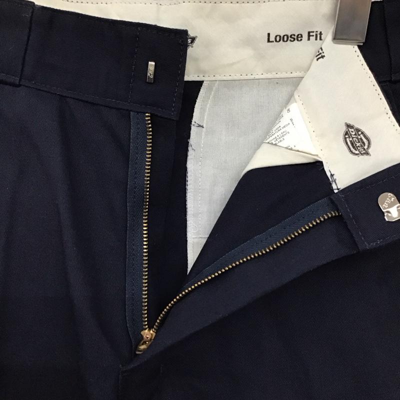 ディッキーズ Dickies パンツ ショートパンツ 42283dn ワークショーツ ハーフパンツ ショートパンツ 30インチ 無地 紺 / ネイビー / メンズ USED 古着 中古 10134578