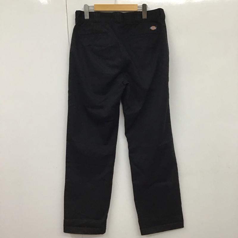 ディッキーズ Dickies パンツ ワークパンツ、ペインターパンツ ワークパンツ ワイドパンツ カジュアルパンツ 34 無地 黒 / ブラック / メンズ USED 古着 中古 10131403