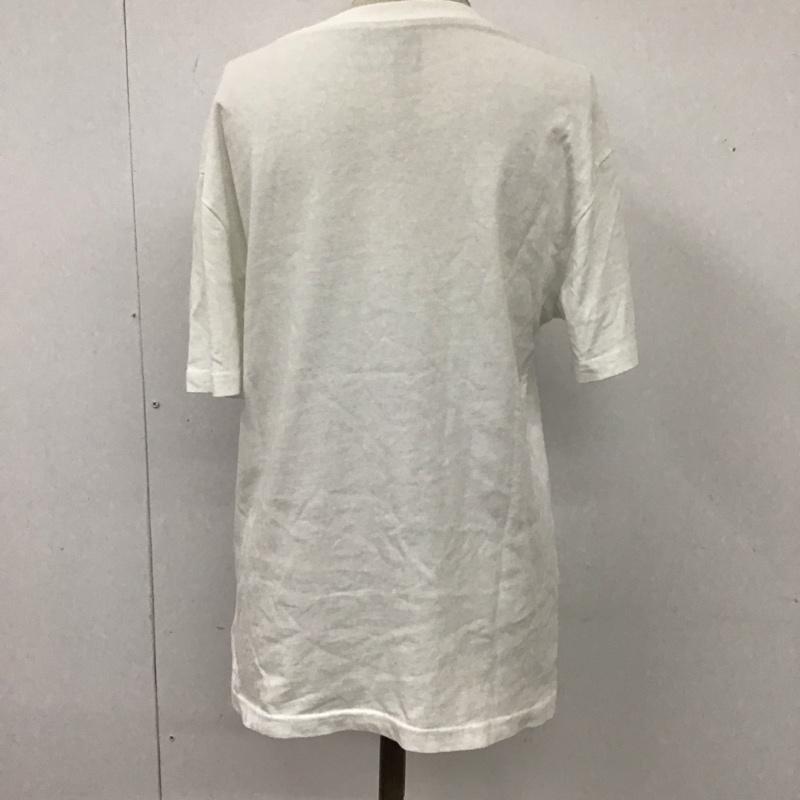 ポロラルフローレン POLO RALPH LAUREN Tシャツ 半袖 半袖カットソー プリントTシャツ クルーネックカットソー M ロゴ、文字 白 / ホワイト / レディース USED 古着 中古 10118606