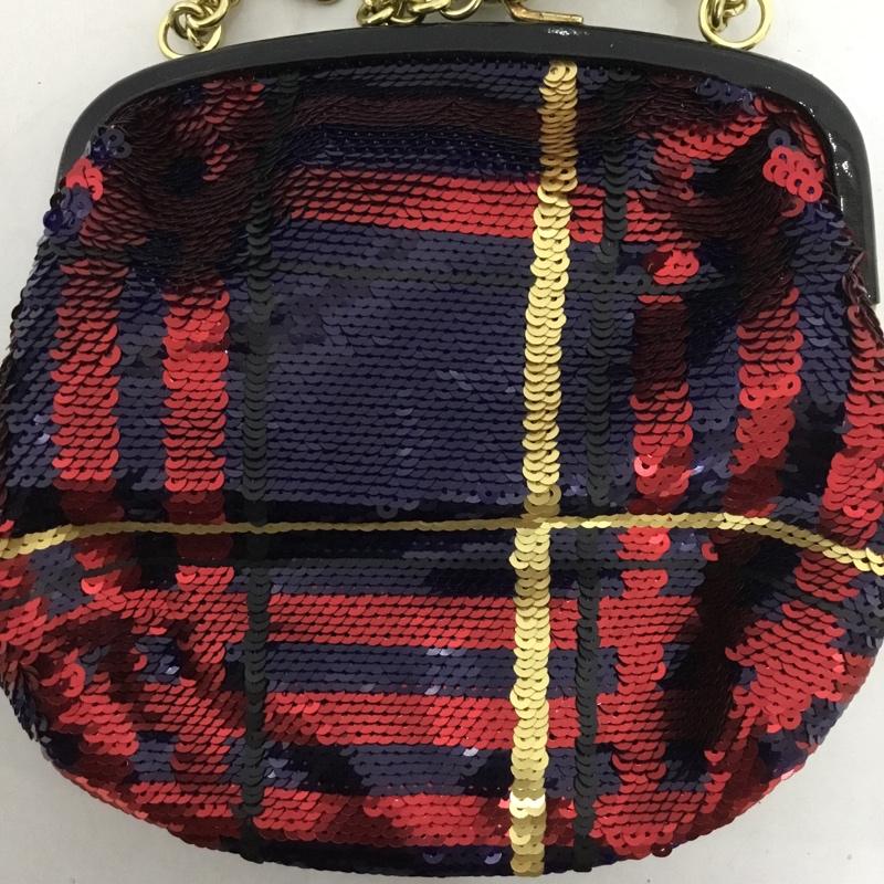 コーチ COACH ハンドバッグ ハンドバッグ 21214 スパンコール がま口 チェーン ミニショルダーバッグ マルチカラー / マルチカラー / レディース USED 古着 中古 10128991