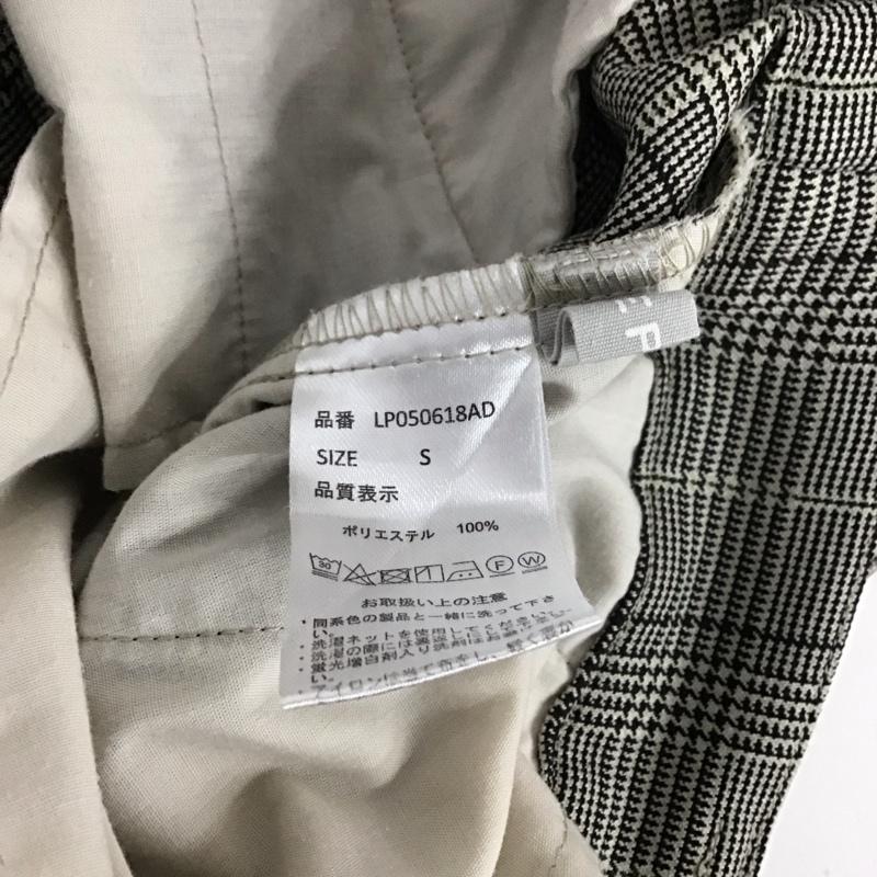 レプシィム LEPSIM パンツ スラックス S チェック 灰 / グレー / レディース USED 古着 中古 10143401