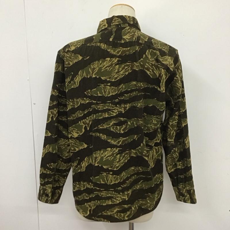 テンダーロイン TENDERLOIN シャツ、ブラウス 長袖 長袖シャツ カラーシャツ ポケットシャツ 長袖カットソー ミリタリーシャツ S カモフラージュ柄・迷彩 マルチカラー / マルチカラー / メンズ USED 古着 中古 10106786
