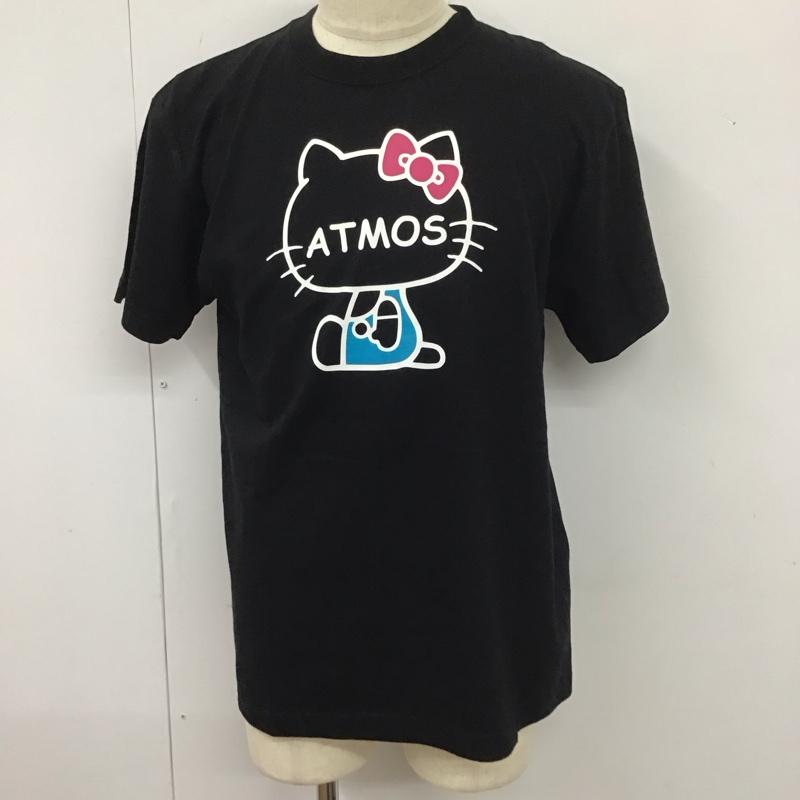 アトモス atmos Tシャツ 半袖 半袖カットソー プリントTシャツ クルーネックカットソー L プリント 黒 / ブラック /  メンズ USED 古着 中古 10113153
