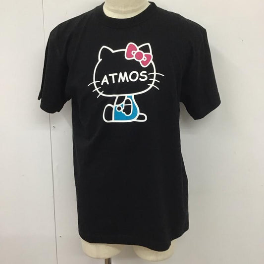 アトモス atmos Tシャツ 半袖 半袖カットソー プリントTシャツ クルーネックカットソー L プリント 黒 / ブラック /  メンズ USED 古着 中古 10113153