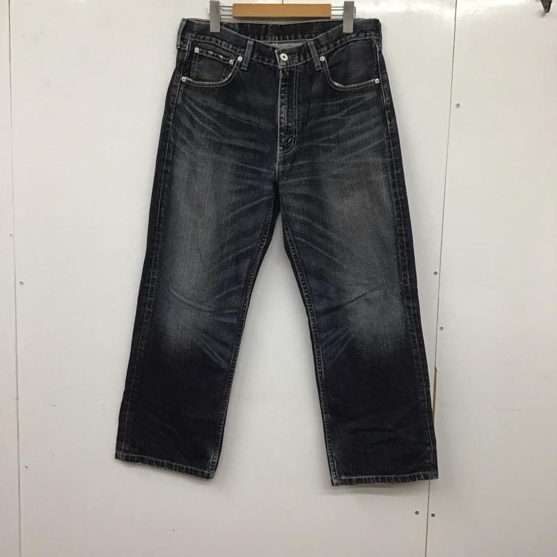 リーバイストラウスアンドコー Levi Strauss & co. パンツ デニム、ジーンズ デニムパンツ ワイドパンツ カジュアルパンツ 33インチ 無地 インディゴ / インディゴ / メンズ USED 古着 中古 10138424