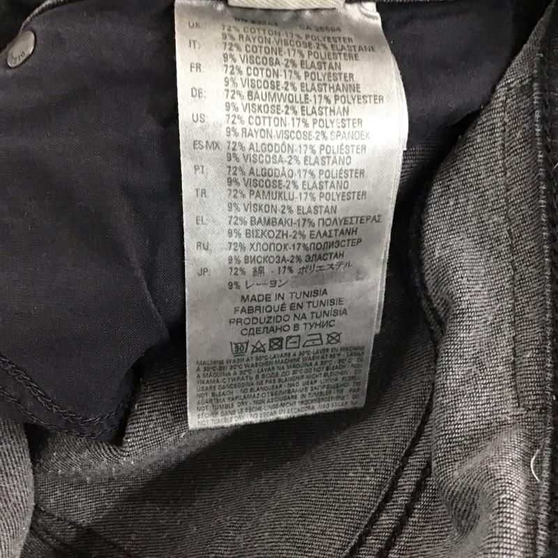 ディーゼル DIESEL パンツ デニム、ジーンズ デニムパンツ スリムパンツ ストレッチパンツ ジーンズ 34 無地 黒 / ブラック / メンズ USED 古着 中古 10115620