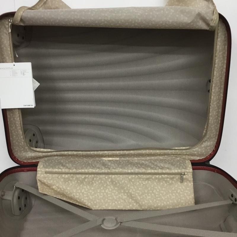 サムソナイト Samsonite スーツケース、トランク スーツケース、トランク V22304 Cosmolite コスモライト 94L 箱有 無地 赤 / レッド / メンズ USED 古着 中古 10132586
