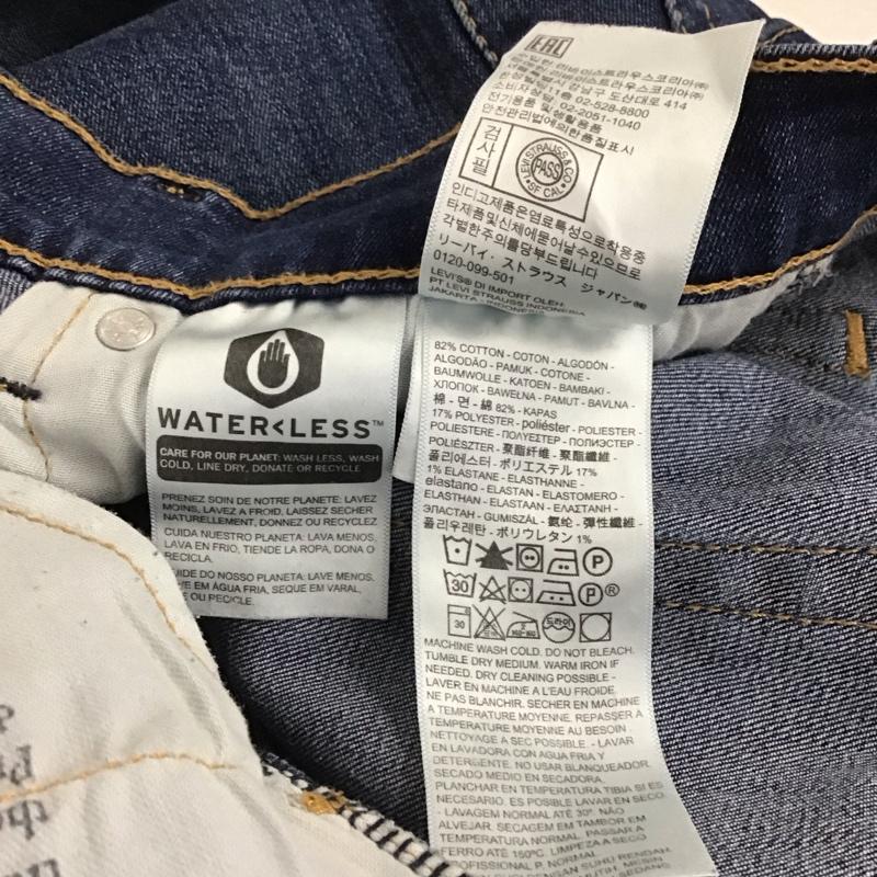 リーバイストラウスアンドコー Levi Strauss & co. パンツ デニム、ジーンズ デニムパンツ スリムパンツ カジュアルパンツ ストレッチパンツ 30インチ 無地 インディゴ / インディゴ / メンズ USED 古着 中古 10139018