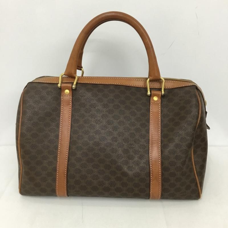セリーヌ CELINE ボストンバッグ ボストンバッグ ミニボストン ハンドバッグ マカダム柄 総柄 茶 / ブラウン / レディース USED 古着 中古 10127791