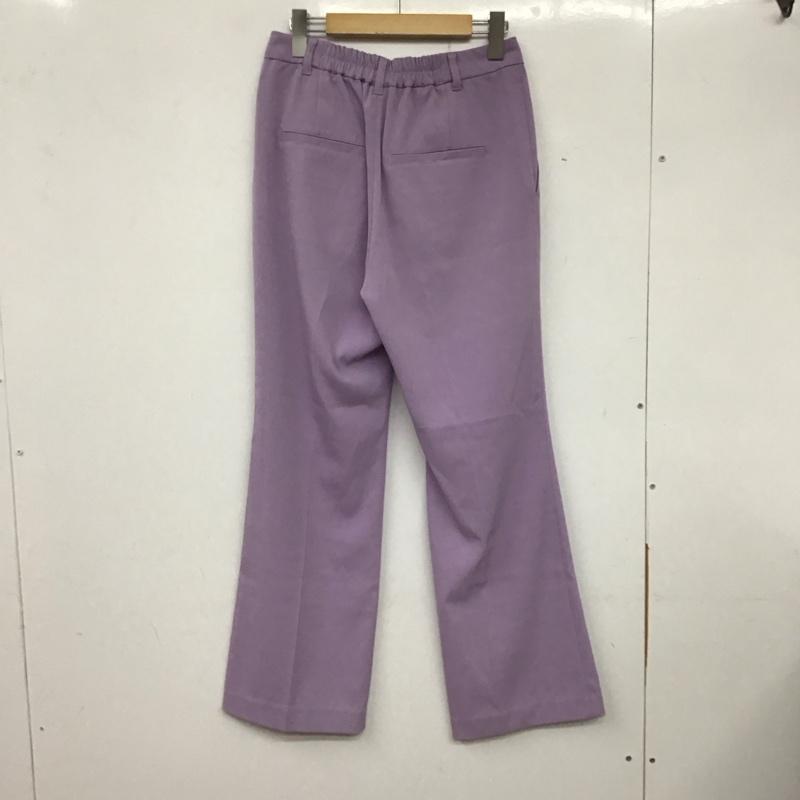 ローリーズファーム LOWRYS FARM パンツ スラックス L 無地 紫 / パープル / レディース USED 古着 中古 10137755