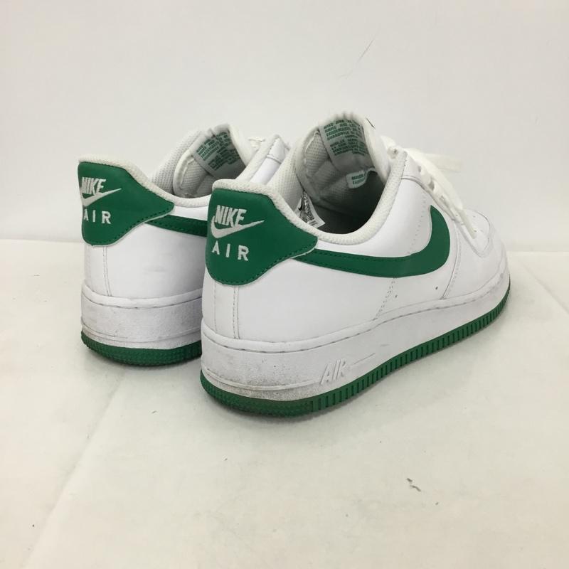 ナイキ NIKE スニーカー スニーカー FJ4146 102 AIR FORCE1 07 27cm 箱有 27.0cm ロゴ、文字 白 / ホワイト / X 緑 / グリーン / メンズ USED 古着 中古 10137993