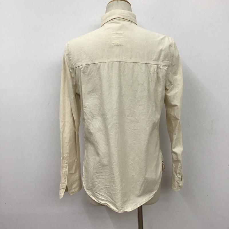 リーバイス Levi s シャツ、ブラウス 長袖 長袖シャツ カラーシャツ ポケットシャツ 長袖カットソー M 無地 オフホワイト / オフホワイト /  メンズ USED 古着 中古 10109304