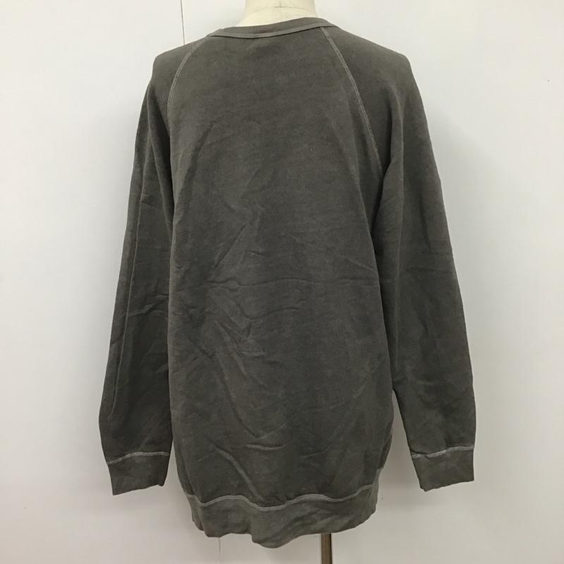 グッドオン Good On トレーナー 長袖 XL 無地 チャコールグレー / チャコールグレー / メンズ USED 古着 中古 10108096