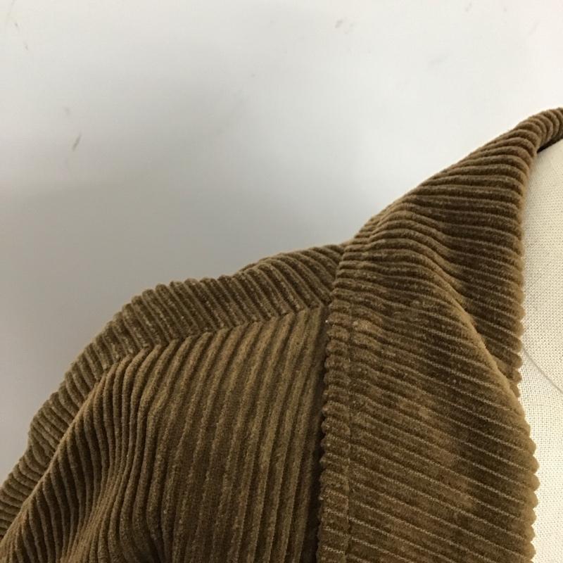 ザラウーマン ZARA WOMAN コート コート一般 コーデュロイ S 無地 茶 / ブラウン / レディース USED 古着 中古 10120266
