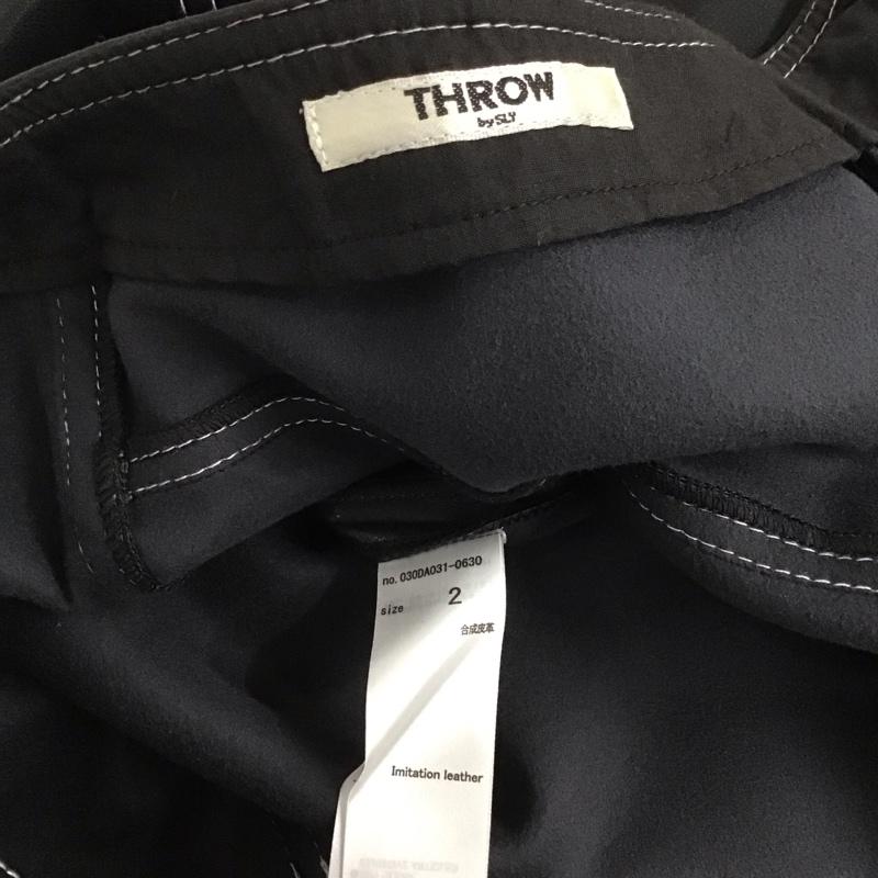 スライ SLY スカート ロングスカート 030DA031-0630 VEGAN LEATHER 2 無地 黒 / ブラック / レディース USED 古着 中古 10140585