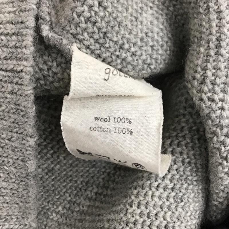 ゴーレム golem ニット、セーター 長袖 2016-17AW ウール タートルネック ハイネック M 無地 灰 / グレー / メンズ USED 古着 中古 10119165