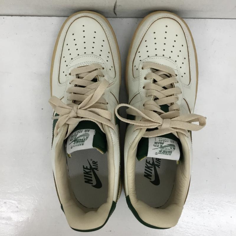 ナイキ NIKE スニーカー スニーカー DZ4764-133 Women s Air Force 1 Low Green and Muslin 26.5cm ロゴ、文字 白 / ホワイト / X ベージュ / ベージュ / X 緑 / グリーン / メンズ USED 古着 中古 10138523