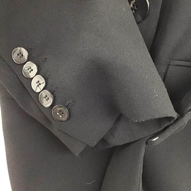 ザラウーマン ZARA WOMAN ジャケット、上着 ジャケット、ブレザー カジュアルジャケット アウター カラージャケット ウエスト切り替え XS 無地 黒 / ブラック / レディース USED 古着 中古 10133017