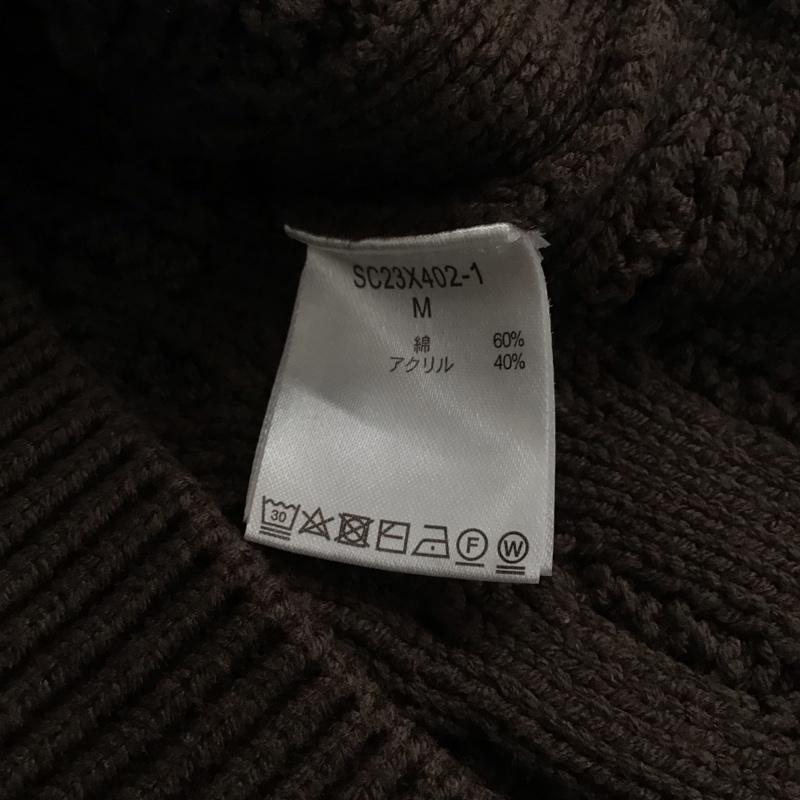 スタディオクリップ studio CLIP ベスト ベスト ニット M 無地 茶 / ブラウン / レディース USED 古着 中古 10129762