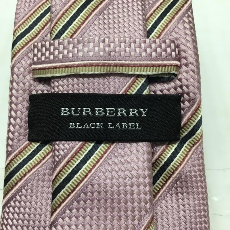 バーバリーブラックレーベル BURBERRY BLACK LABEL ネクタイ ネクタイ 絹 シルク 総柄 桃 / ピンク / メンズ USED 古着 中古 10110626