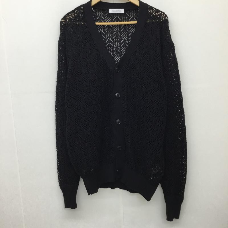 フリークスストア FREAK S STORE カーディガン 長袖 M 無地 黒 / ブラック / メンズ USED 古着 中古 10133775