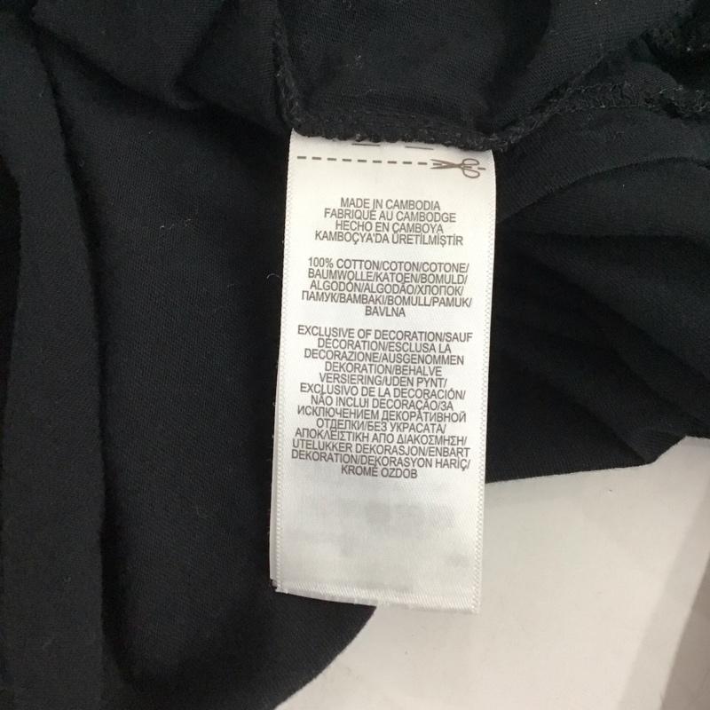 ポロラルフローレン POLO RALPH LAUREN Tシャツ 長袖 クルーネック ロンT M ワンポイント 黒 / ブラック / レディース USED 古着 中古 10130799