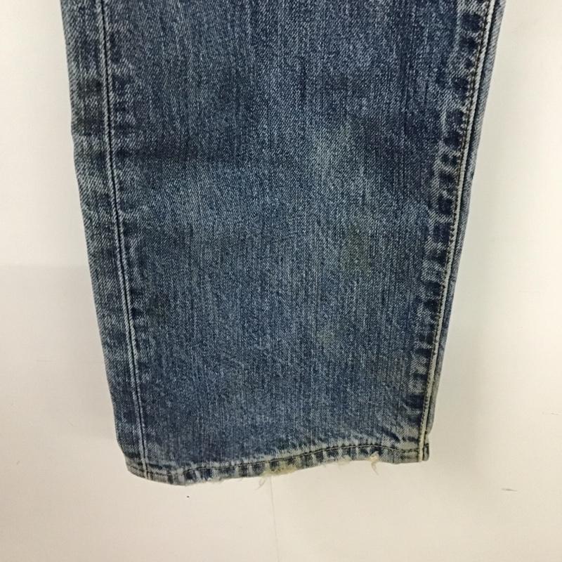 リーバイストラウスアンドコー Levi Strauss & co. パンツ デニム、ジーンズ デニムパンツ ストレートパンツ ワイドパンツ カジュアルパンツ 32インチ 無地 インディゴ / インディゴ /  メンズ USED 古着 中古 10124654