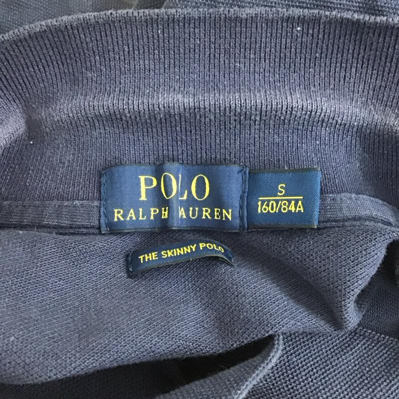 ポロラルフローレン POLO RALPH LAUREN ポロシャツ 半袖 211505656002 ビッグポニー S ワンポイント 紺 / ネイビー / レディース USED 古着 中古 10109704