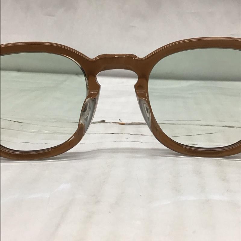 古着 USED めがね・サングラス サングラス JULIUS TART OPTICAL プラスチックフレーム PL-103 ワンポイント 茶 / ブラウン / メンズ USED 古着 中古 10118207