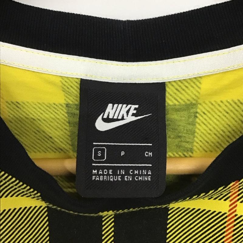 ナイキ NIKE Tシャツ 半袖 CJ7667-703 プリンテッド Tシャツ S チェック X ロゴ、文字 マルチカラー / マルチカラー / レディース USED 古着 中古 10130389