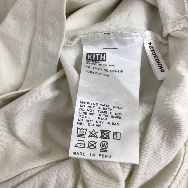 キス KITH Tシャツ 半袖 半袖カットソー プリントTシャツ クルーネックカットソー M ロゴ、文字 白 / ホワイト / メンズ USED 古着 中古 10118082