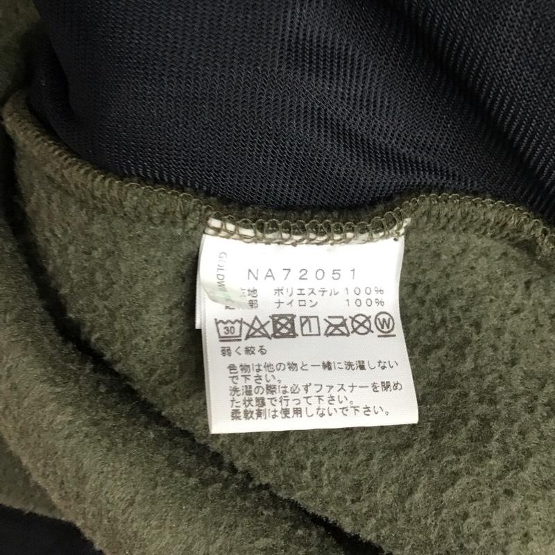 ザノースフェイス THE NORTH FACE ジャケット、上着 ジャケット、ブレザー NA72051 DENALI JACKET フリースジャケット XL ロゴ、文字 黒 / ブラック / X カーキ / カーキ / メンズ USED 古着 中古 10111579