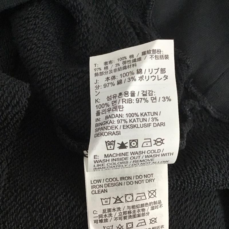 ナイキ NIKE トレーナー 長袖 dv9830-010 長袖トレーナー スウェット クルーネック リブスウェットカットソー XXL ロゴ、文字 黒 / ブラック / メンズ USED 古着 中古 10123707