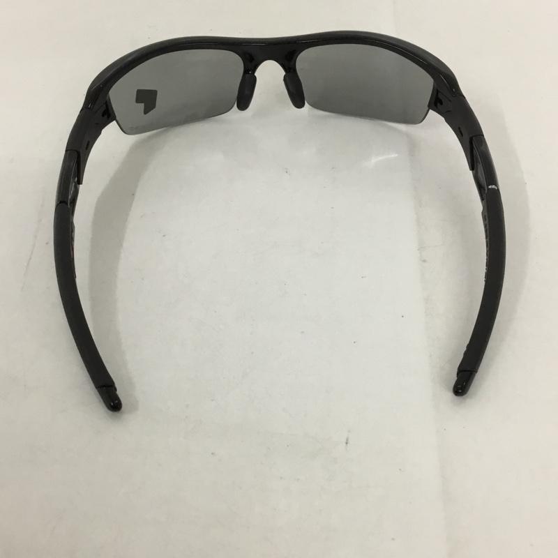 オークリー OAKLEY めがね・サングラス サングラス 12-900J FLAK JACKET スポーツサングラス ミラーレンズ 箱有 ロゴ、文字 黒 / ブラック / メンズ USED 古着 中古 10129374