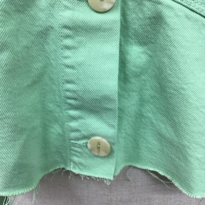 ザラ ZARA シャツ、ブラウス 長袖 M 無地 薄緑 / ライトグリーン / レディース USED 古着 中古 10120296