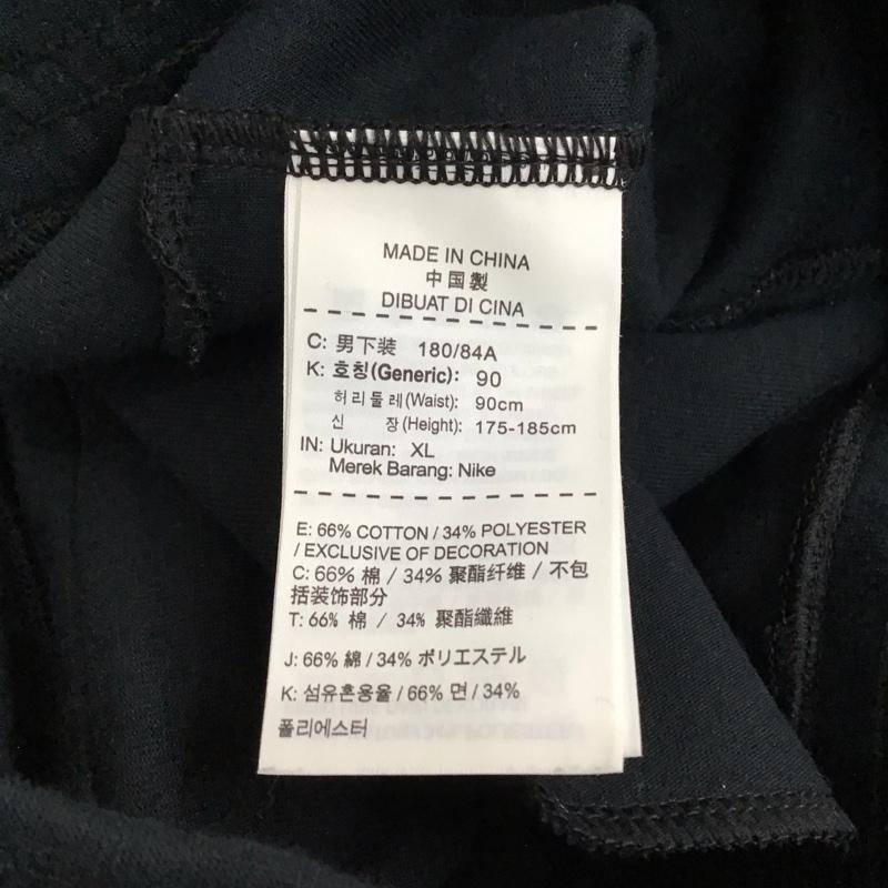 ナイキ NIKE ボトムス ボトムス 545344-011 TECH FLEECE LONG PANT フリースパンツ スポーツウェア XL ロゴ、文字 黒 / ブラック / メンズ USED 古着 中古 10114620