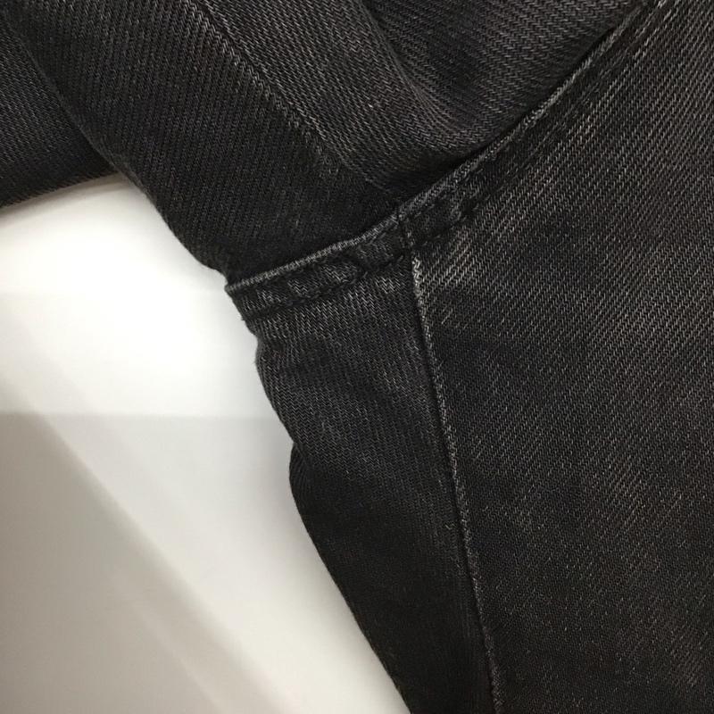 ディーゼル DIESEL パンツ デニム、ジーンズ デニムパンツ ワイドパンツ カジュアルパンツ 36インチ 無地 黒 / ブラック / メンズ USED 古着 中古 10131151