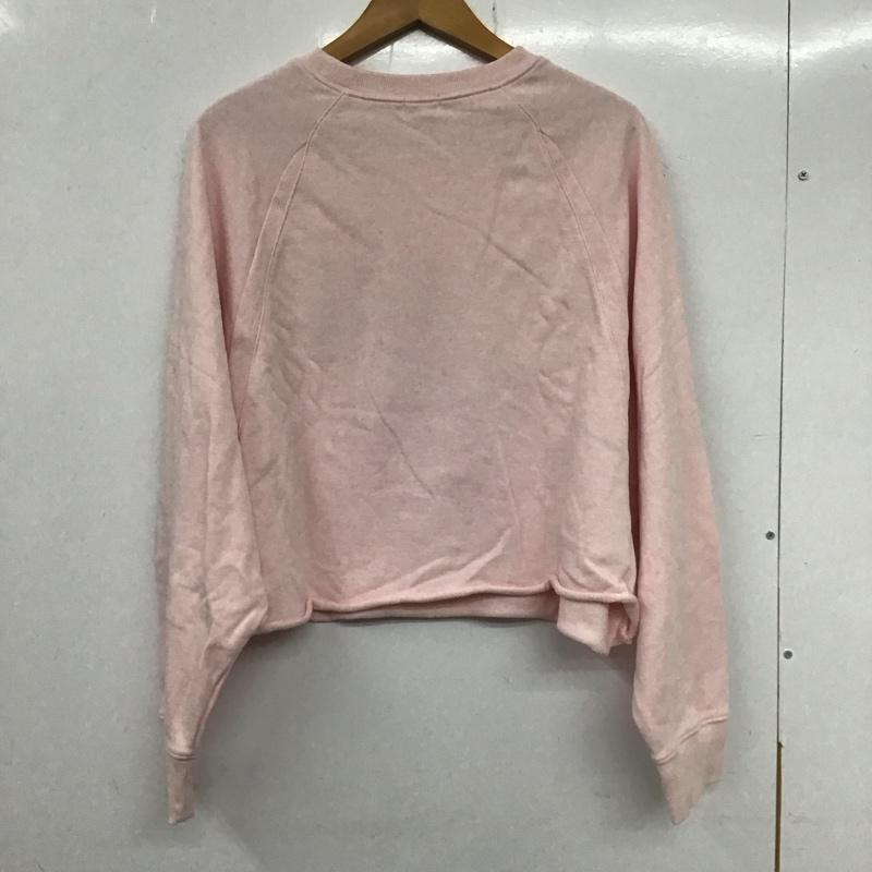 レプシィム LEPSIM トレーナー 長袖 長袖 FREE 無地 桃 / ピンク / レディース USED 古着 中古 10135067