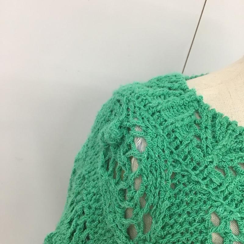 ザラ ZARA ニット、セーター 長袖 5802 103 500 L  緑 / グリーン /  レディース USED 古着 中古 10117222