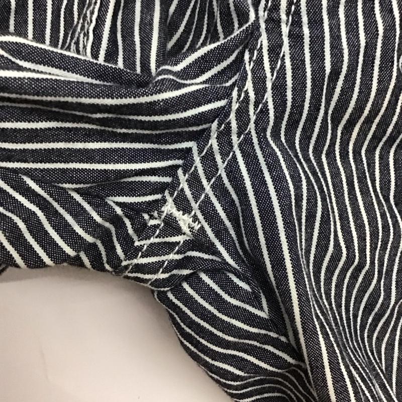 リー Lee パンツ ショートパンツ lm5933 イージーベイカーショーツ ハーフパンツ S ストライプ 白 / ホワイト / X 青 / ブルー / メンズ USED 古着 中古 10134571