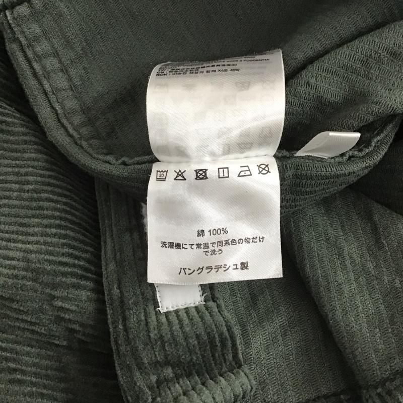 カーハート Carhartt シャツ、ブラウス 長袖 長袖シャツ コーデュロイシャツ カジュアルシャツ L ロゴ、文字 カーキ / カーキ / X 緑 / グリーン / メンズ USED 古着 中古 10149203