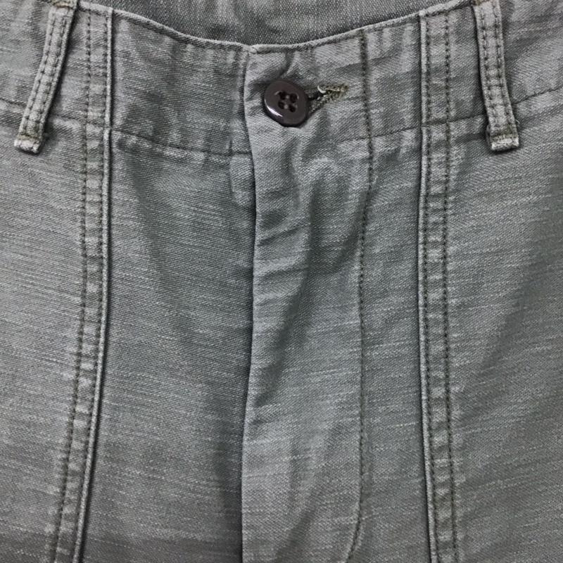 オアスロウ orSlow パンツ ショートパンツ 2 無地 カーキ / カーキ / メンズ USED 古着 中古 10134837
