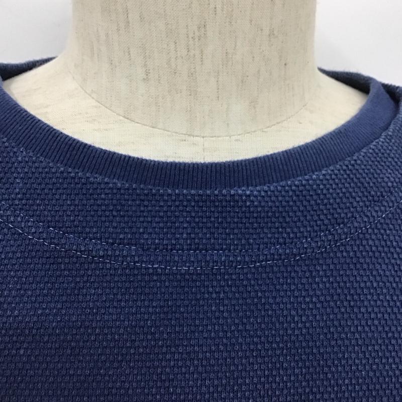 テンダーロイン TENDERLOIN カットソー 長袖 長袖カットソー クルーネックカットソー ロングスリーブカットソー プリントTシャツ S ロゴ、文字 青 / ブルー /  メンズ USED 古着 中古 10110914