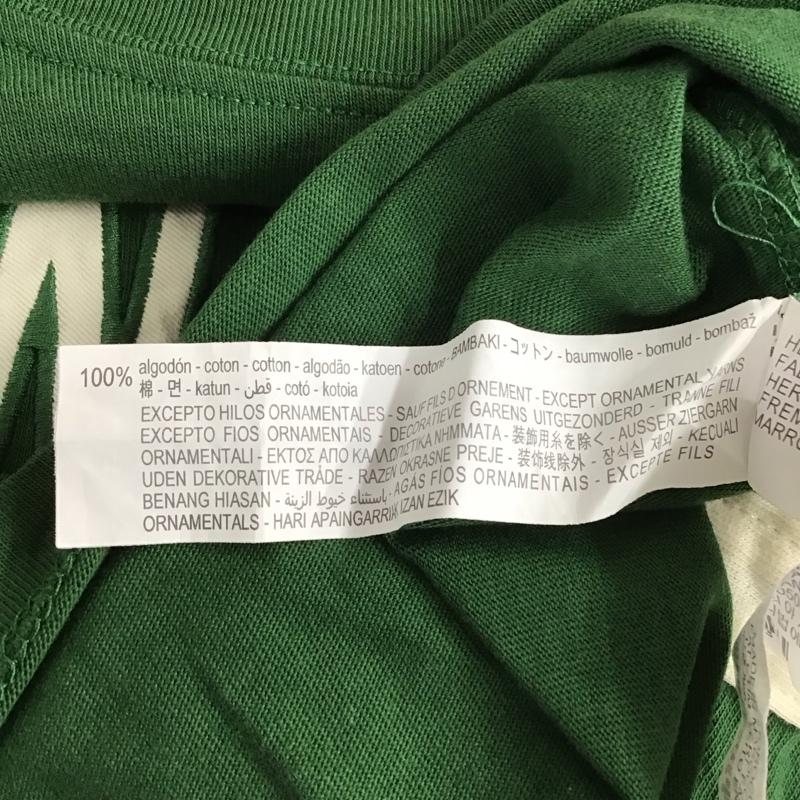 ザラ ZARA Tシャツ 長袖 M プリント X ロゴ、文字 緑 / グリーン / レディース USED 古着 中古 10129639