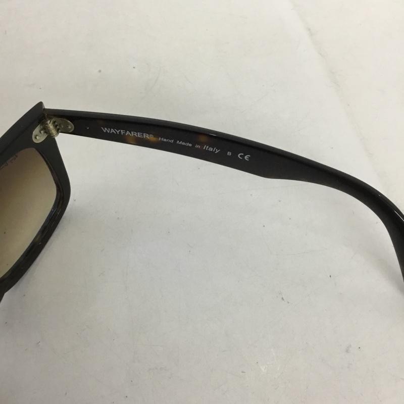 レイバン Ray-Ban めがね・サングラス サングラス RB2140-F WAYFARER カラーレンズ ケース付き グラデーション ロゴ、文字 茶 / ブラウン / メンズ USED 古着 中古 10131073