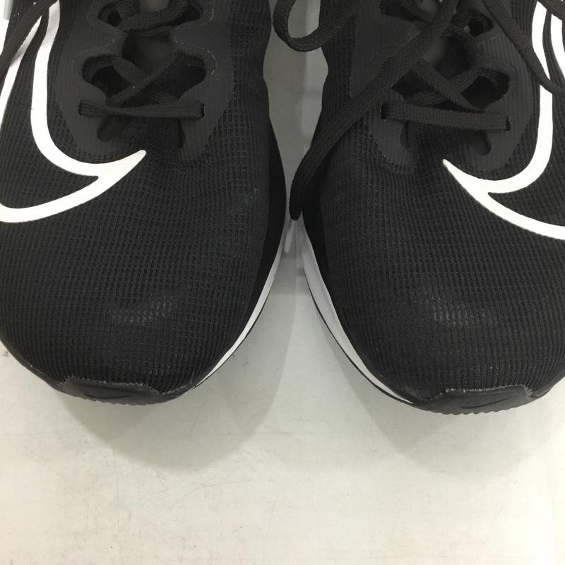 ナイキ NIKE スニーカー スニーカー DM8968-001 ZOOM FLY 5 28.5cm 28.5cm ロゴ、文字 黒 / ブラック / X 白 / ホワイト / メンズ USED 古着 中古 10141594