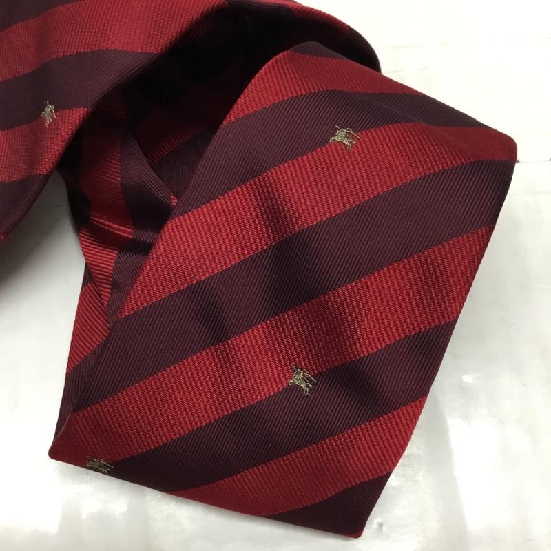 バーバリーロンドン Burberry London ネクタイ ネクタイ シルク 総柄 えんじ / ワインレッド / X ボルドー / ボルドー / メンズ USED 古着 中古 10122341