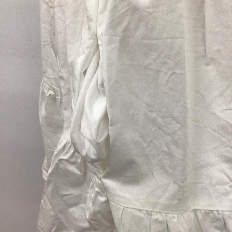 ザラ ZARA シャツ、ブラウス 半袖 S 無地 白 / ホワイト / レディース USED 古着 中古 10111603